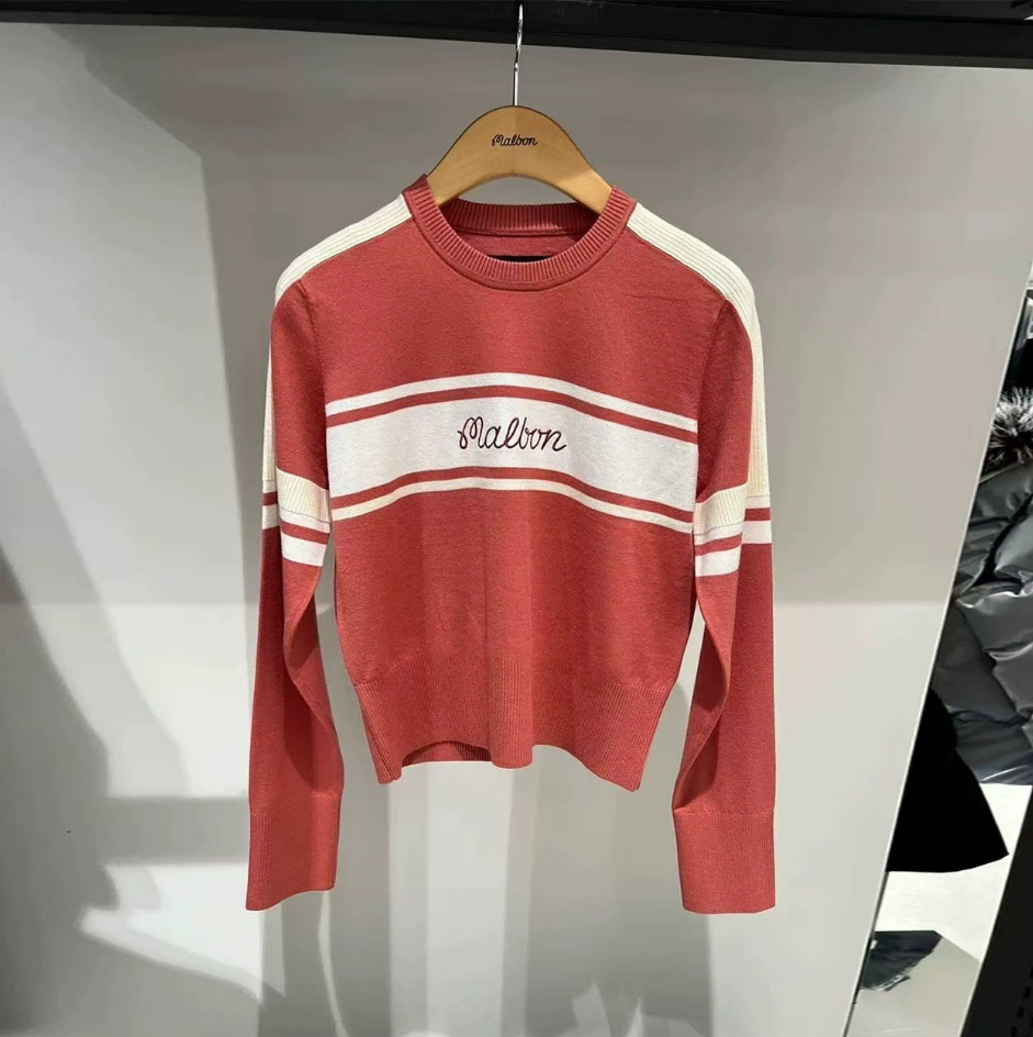 レディースゴルフウェアマルボーンニットセーター